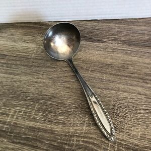 Vtg Wm Rogers Silver Gravy Ladle